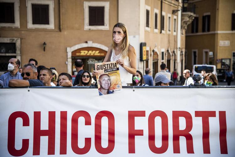 Manifestazione per Chico Forti - (Fotogramma)
