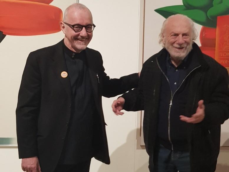 Gli artisti Roberto Floreani e Umberto Mariani (courtesy Silvana Editoriale)