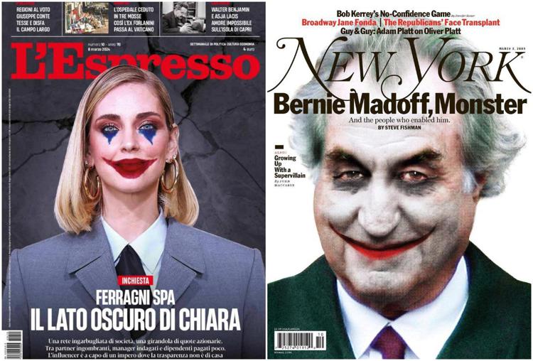 Ferragni e Madoff, Espresso dipinge influencer come il grande truffatore di Wall Street