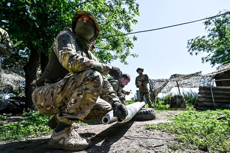 Soldati  in Ucraina - (Afp)