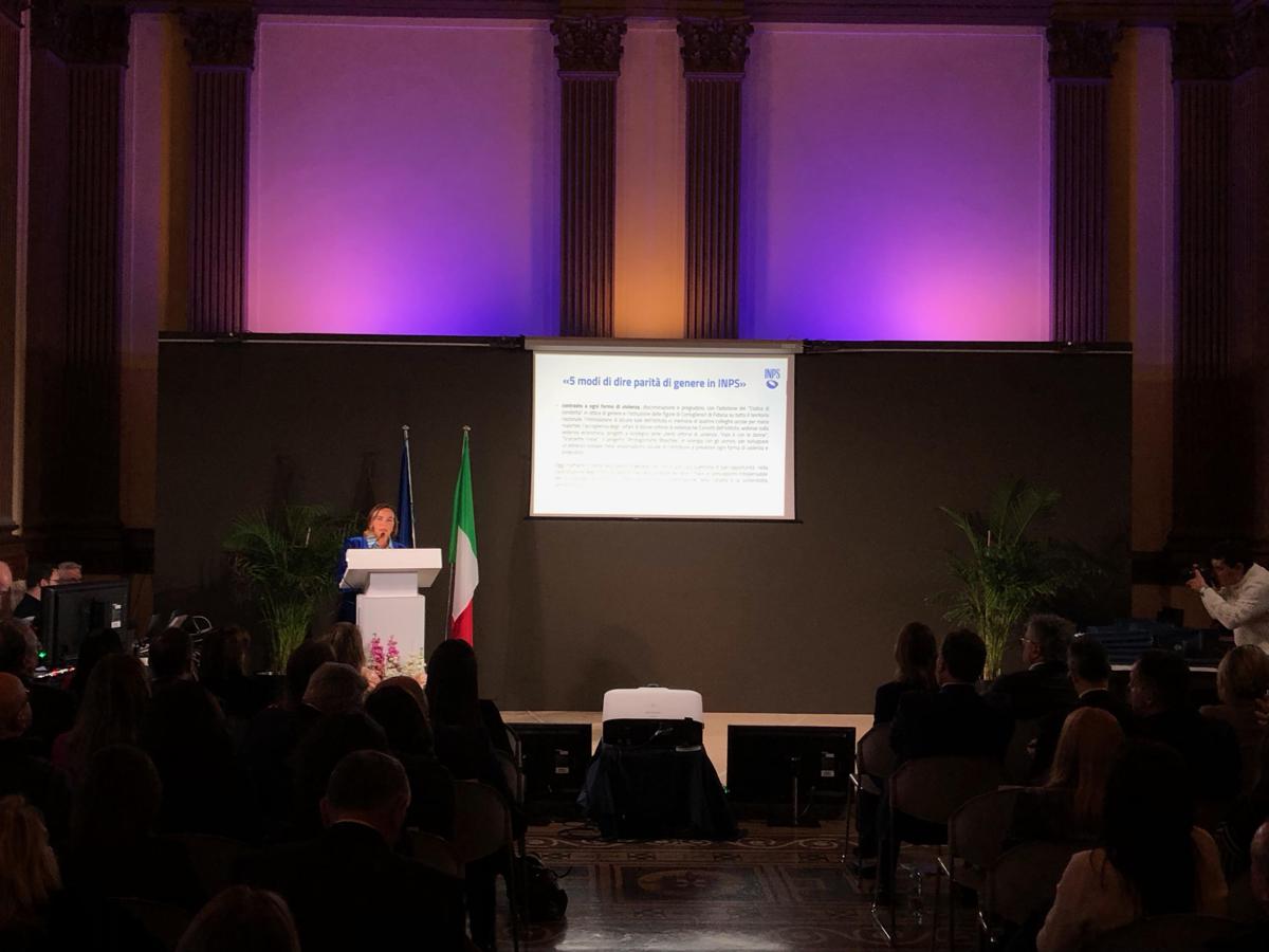 'Parità di genere. Un nuovo paradigma nel dna dell'organizzazione e un valore della pa per promuovere eccellenza e professionalità', evento Inps a Roma