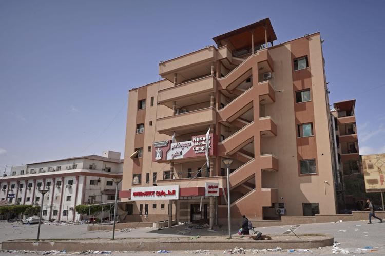 Ospedale Nasser, a Khan Younis - (Afp)