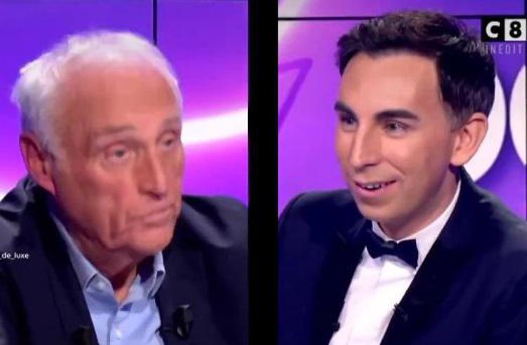 Il giornalista pensionato Jean-Marc Sylvestre e il conduttore Jordan De Luxe