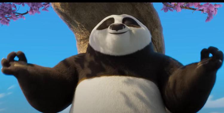 Fermo immagine dal trailer di 'Kung Fu Panda 4'