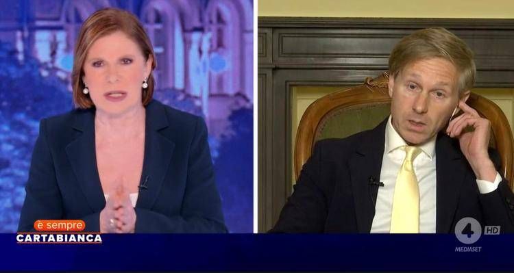 Bianca Berlinguer e Alessandro Orsini