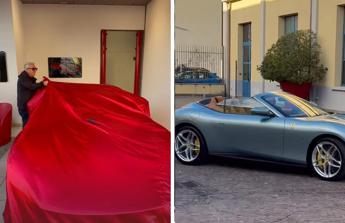 Fedez e la nuova Ferrari Roma: "La prima in Italia"