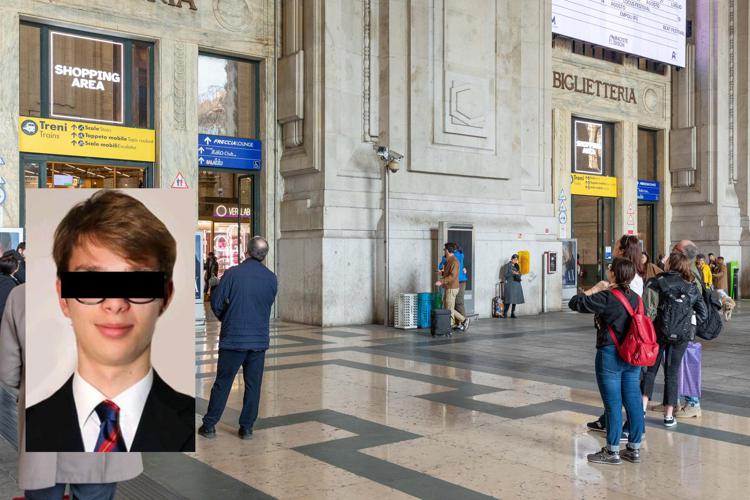 Edoardo Galli ritrovato alla Stazione Centrale di Milano - Fotogramma