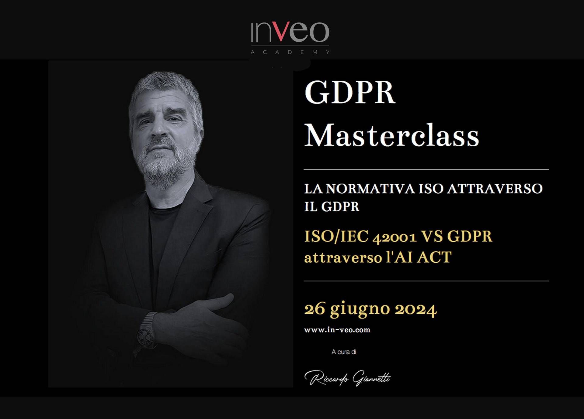 Inveo Academy, Gdpr Masterclass ile üçüncü randevu: Yapay zeka merkezde