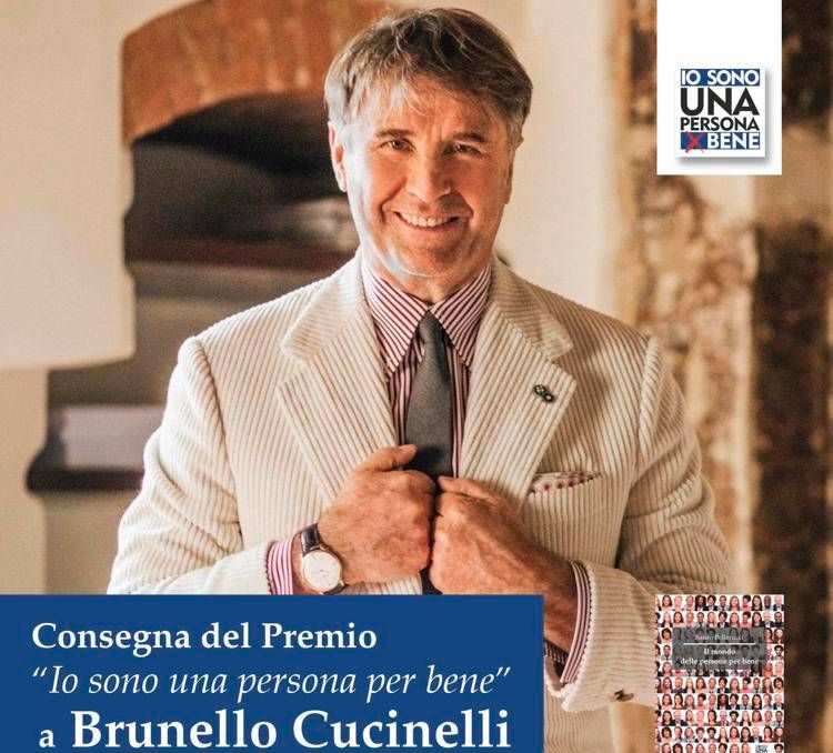 Moda, a Brunello Cucinelli il premio 'Io sono una persona per bene'