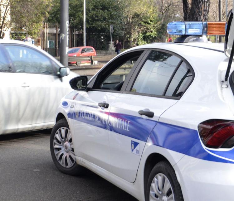 Auto della Polizia municipale di Roma - Fotogramma