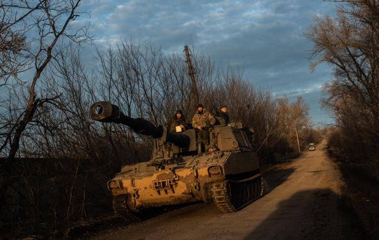 Un tank in Ucraina