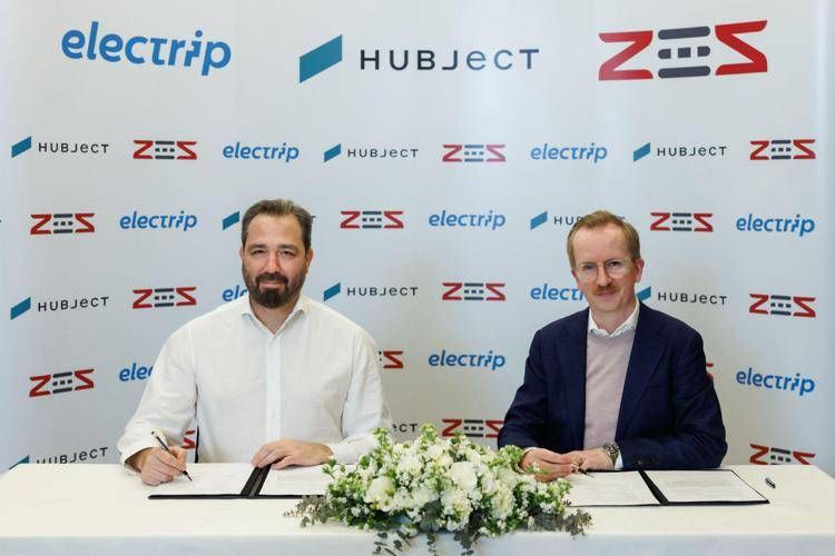 L'operatore di stazioni di ricarica per veicoli elettrici ZES ed Electrip entrano nella rete globale di roaming intercharge di Hubject