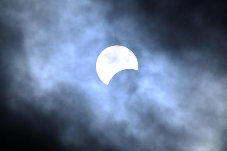 Il passaggio dell'eclissi solare totale in Usa - Afp