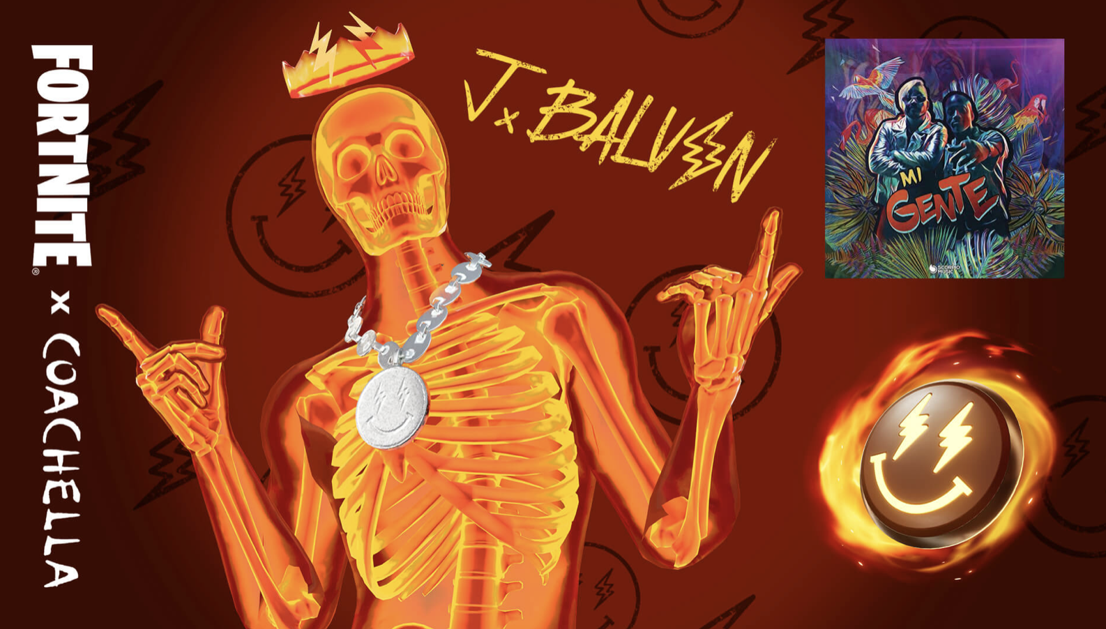 フォートナイトがコーチェラに参加、ゲストにJ BalvinとDoja Cat