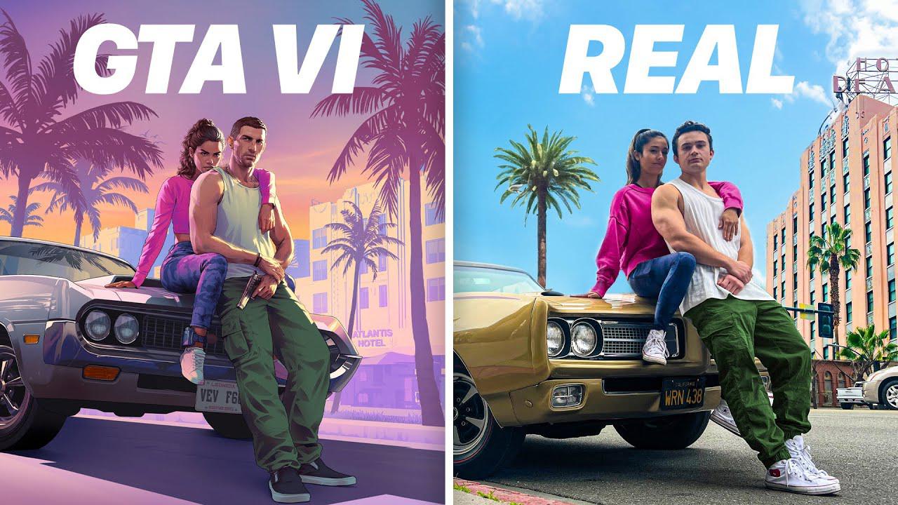 Real-life recreation of Grand Theft Auto VI announcement trailer