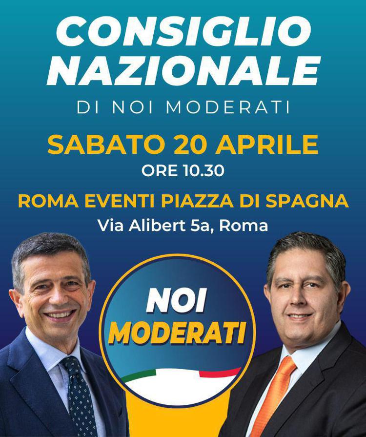 Sabato 20 aprile il Consiglio Nazionale di Noi moderati