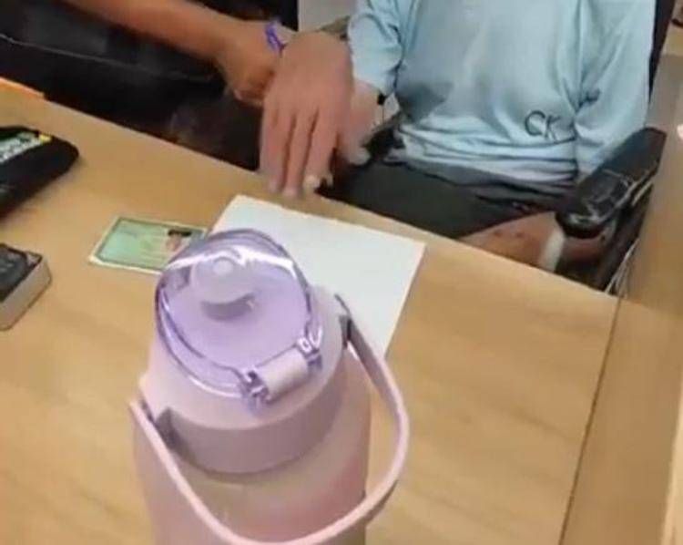 Una fase della truffa