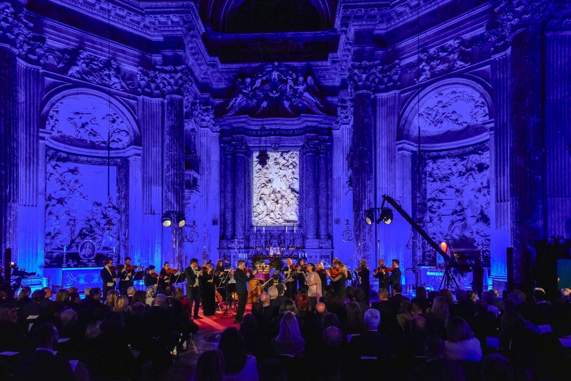 Santa Cecilia Barok Akademisi, Roma'daki Sant'Agnese mezarlığının restorasyonunu kutluyor