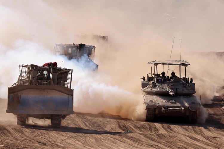 Carri armati di Israele a Gaza - (Afp)