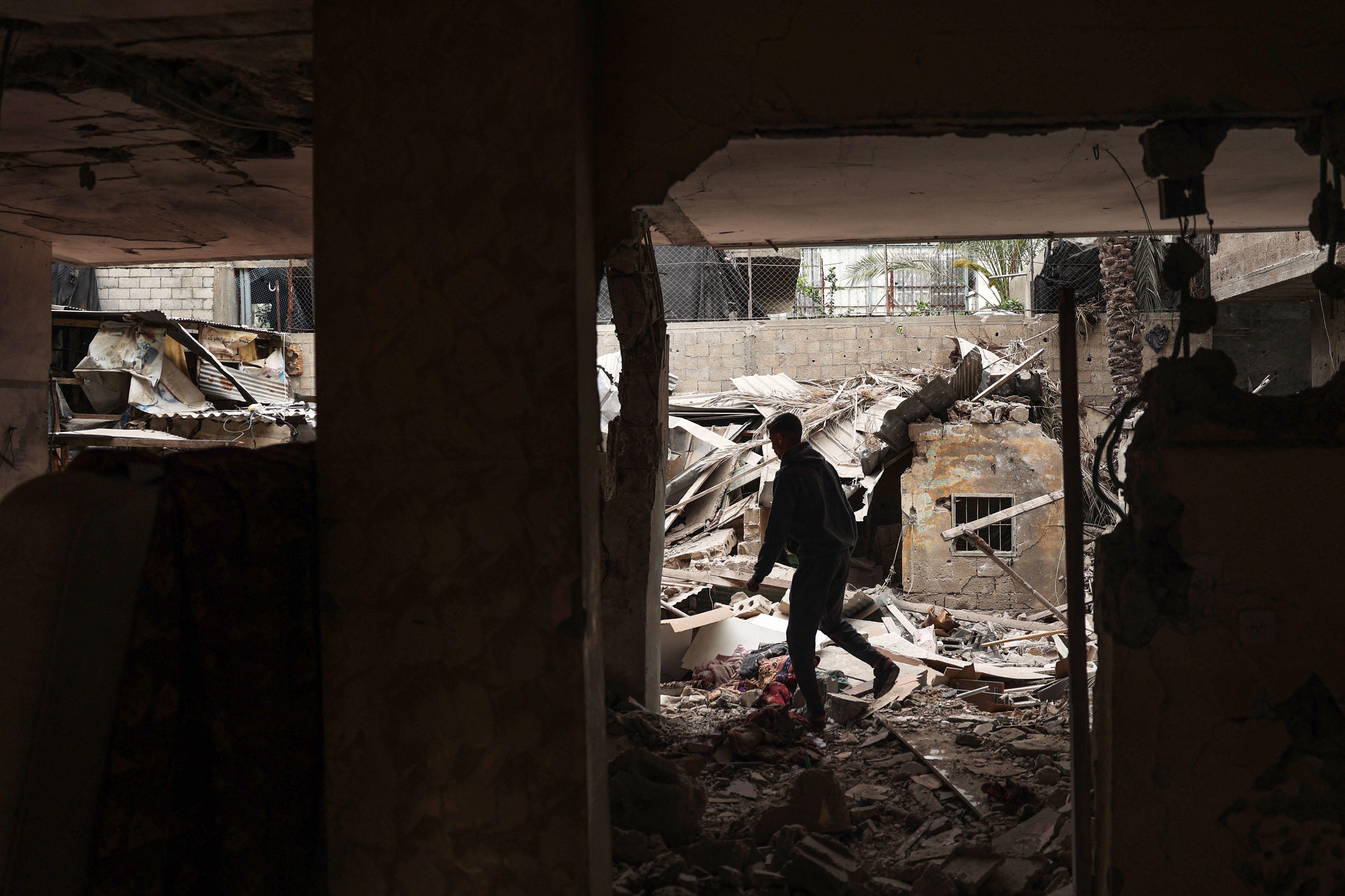 What occurred during the raid on Central Gaza in Rafah?