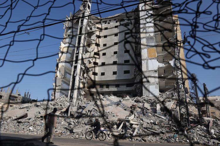 Macerie a Rafah, Gaza - Afp