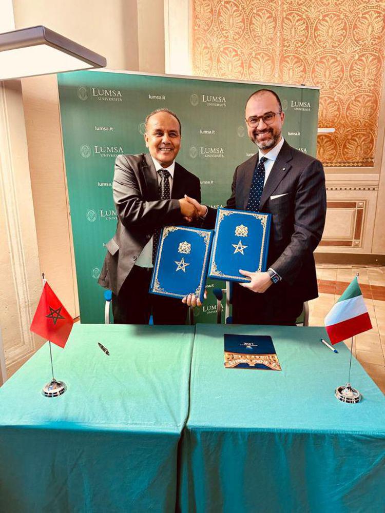 La firma dell'accordo tra l'Università degli Studi Link e la Hassan First University of Settat (Marocco)