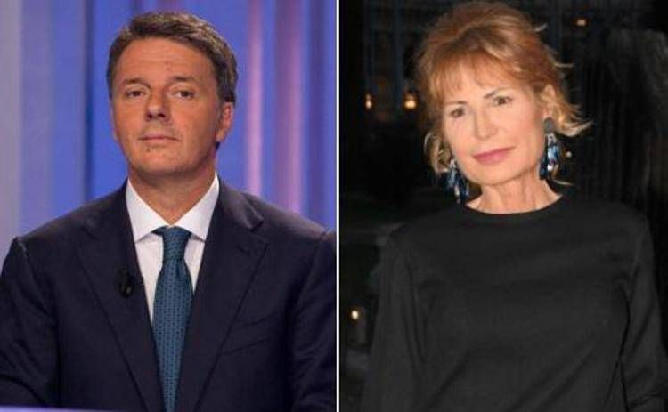 Matteo Renzi e Lilli Gruber