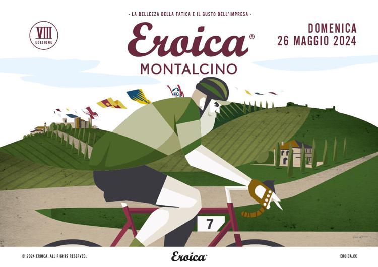 Il 26 maggio ottava edizione dell'Eroica Montalcino. E strizza l'occhio al Tour
