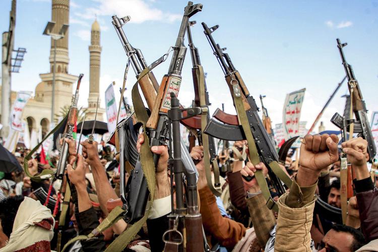 Miliziani Houthi in Yemen - Afp
