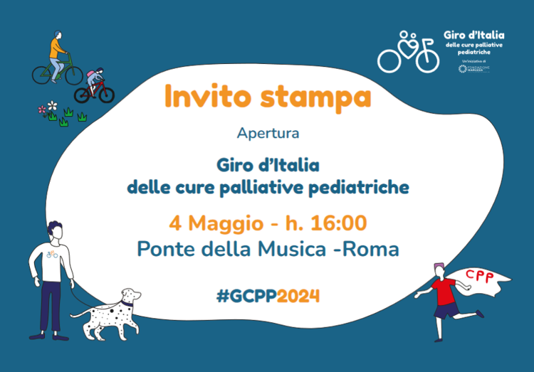 Cure palliative pediatriche, torna il Giro d'Italia per dar voce alle Cpp
