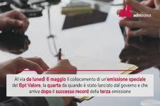 Titoli di Stato, emissione speciale Btp Valore a 6 anni