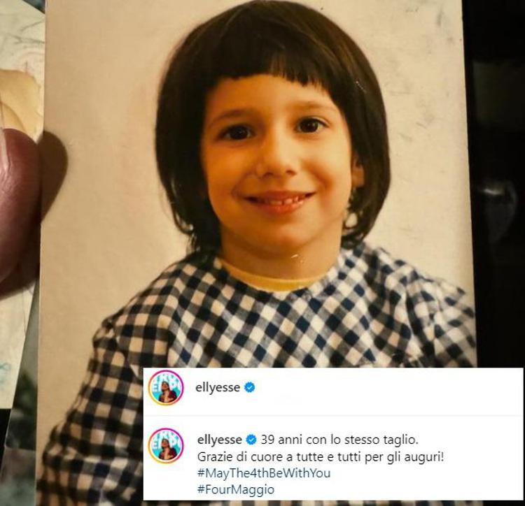 La foto di Elly Schlein da bambina