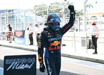Gp Miami, Verstappen in pole position con Red Bull davanti alle Ferra