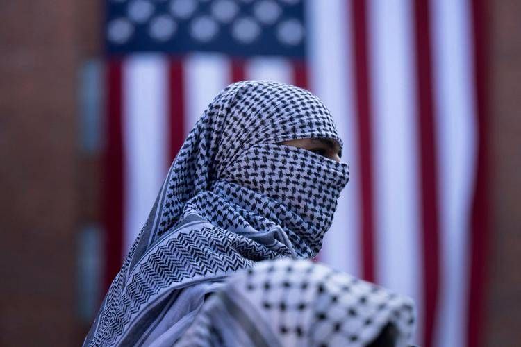 Manifestanti pro Gaza nelle università Usa - Afp