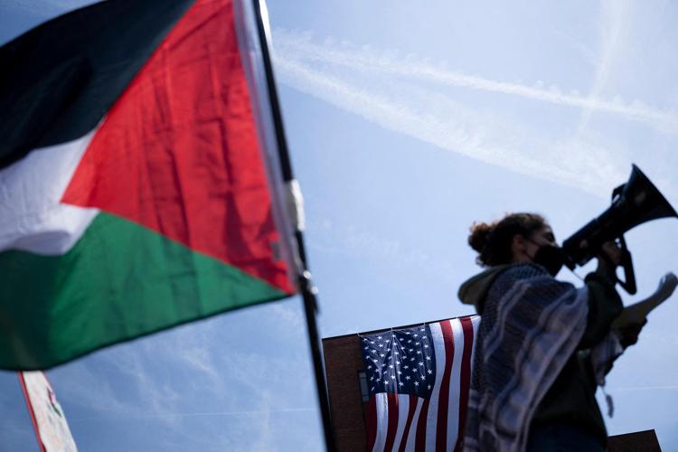Protesta pro Gaza nelle università Usa - Afp