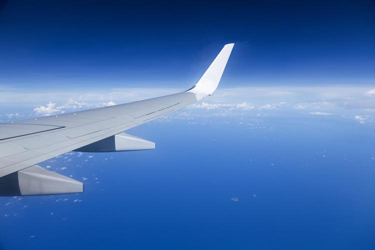 airplane-wing-view-of-stunning-sky - - Storyblocks