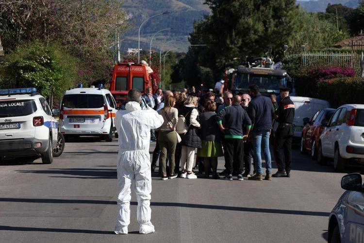 Luogo della strage di Casteldaccia - (Fotogramma)