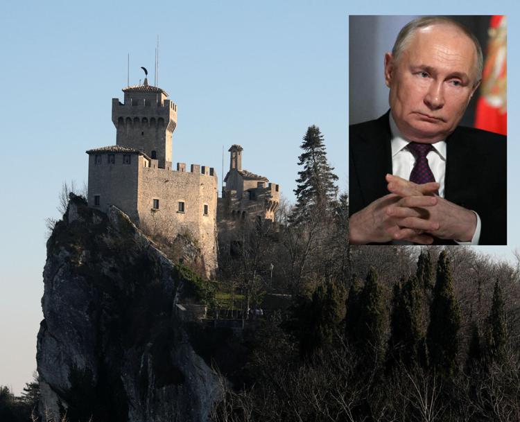 La Rocca del Titano e Vladimir Putin