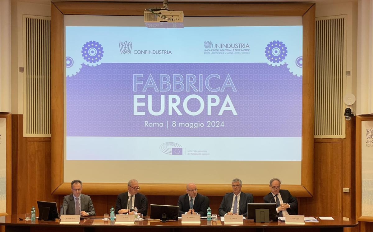 Fabbrica Europa, per discutere le proposte di Confindustria per le Europee