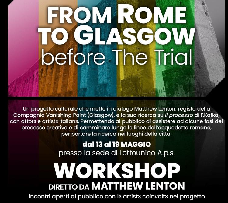 Workshop con Matthew Lenton, a Roma dal 13 al 19 maggio