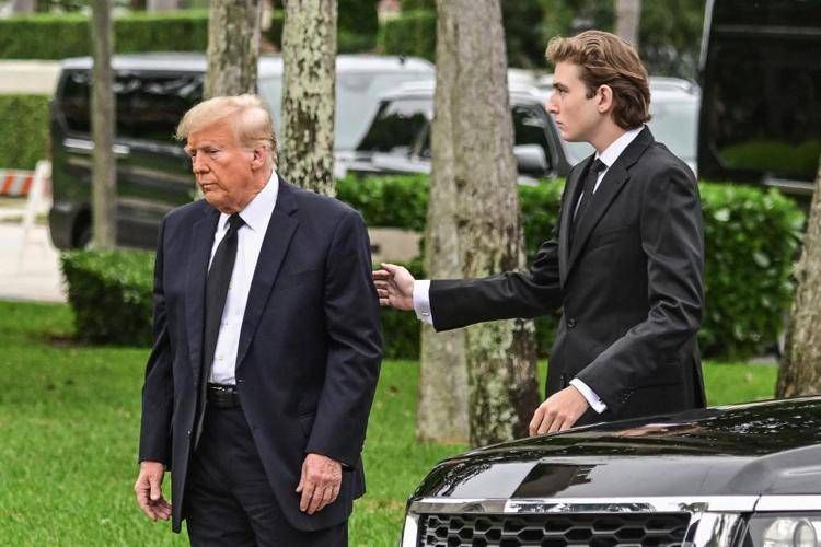 Donald e Barron Trump
