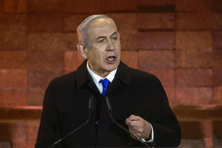 Il premier israeliano Benjamin Netanyahu - Afp