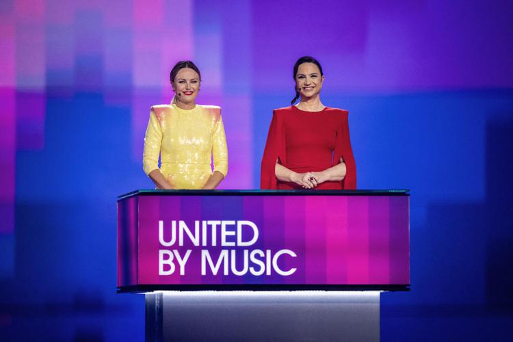 Le presentatrici dell'Eurovision 2024 a Malmo - Afp