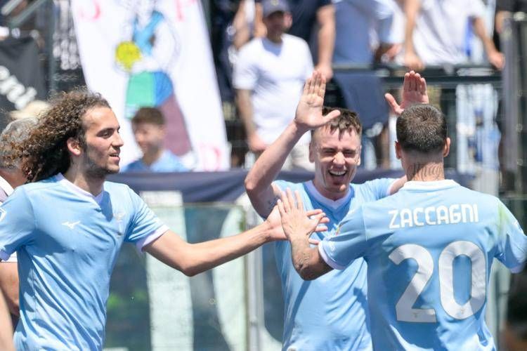 Un momento di Lazio-Empoli