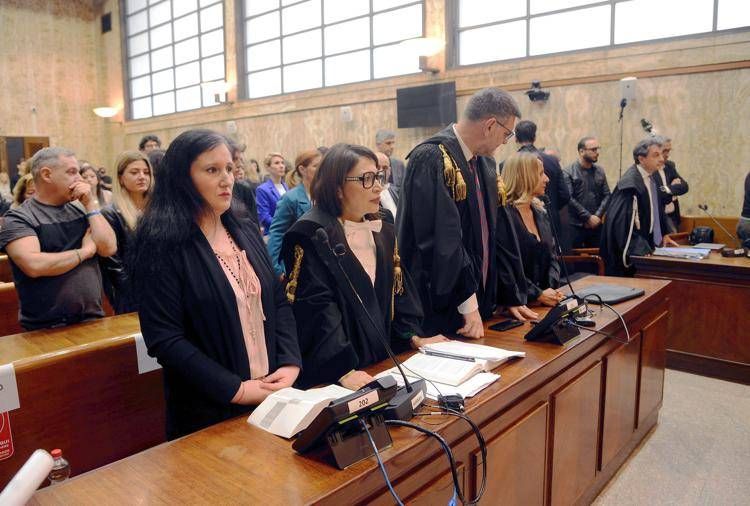 Alessia Pifferi in aula (Fotogramma)