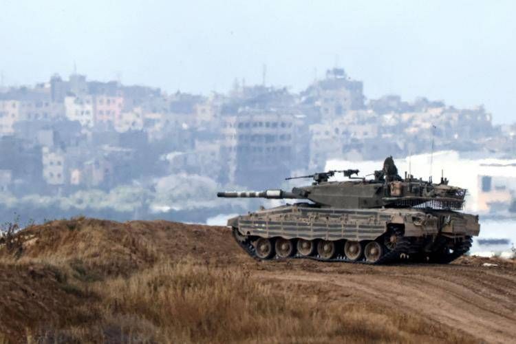 Tank israeliano - (Afp)