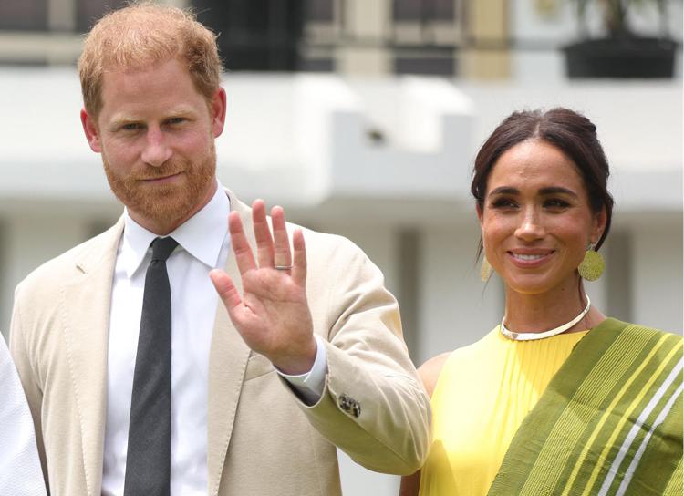 Il principe Harry e Meghan Markle - (Afp)