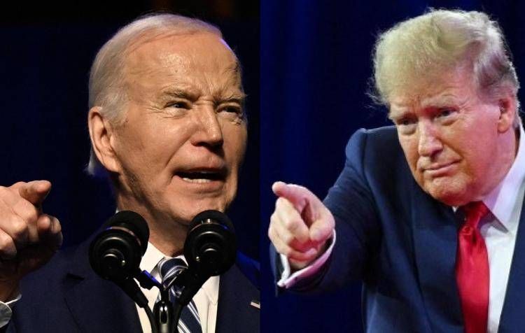 Biden e Trump - Afp