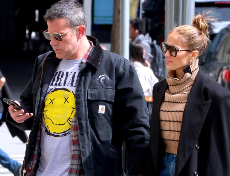 Jennifer Lopez e Ben Affleck (Fotogramma)