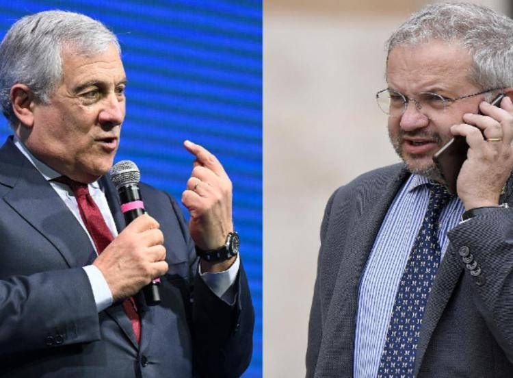 Tajani: "Qualche ignorante si prende gioco della bandiera Ue". Borghi: "Può anche tenerla come coperta"